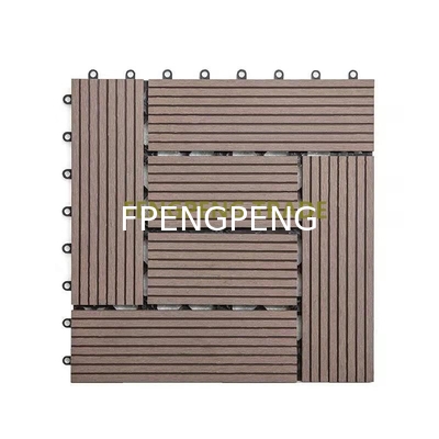 Recycled Eco Friendly Composite Decking Boards Waterproof WPC Flooring with Fire Resistance