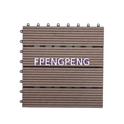 Recycled Eco Friendly Composite Decking Boards Waterproof WPC Flooring with Fire Resistance