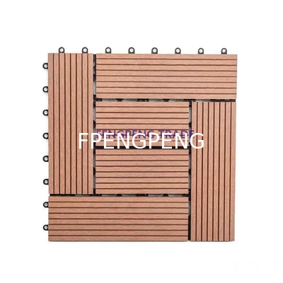 Recycled Eco Friendly Composite Decking Boards Waterproof WPC Flooring with Fire Resistance