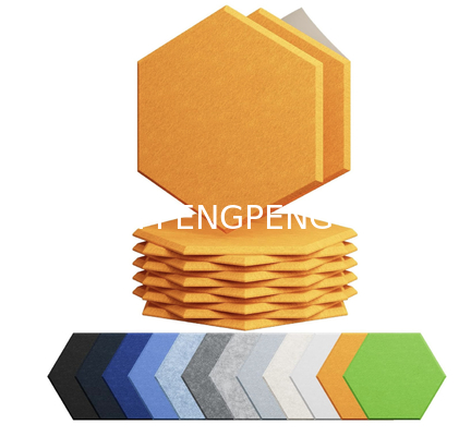 12 Pack Acoustic Panels Self Adhesive Sound Proof Foam, High Density Sound Acoustic Foam Panel, 12X10.23X0.4 Inch Hexagon Wall Panels in Home, Office, Reccording Room, Studio