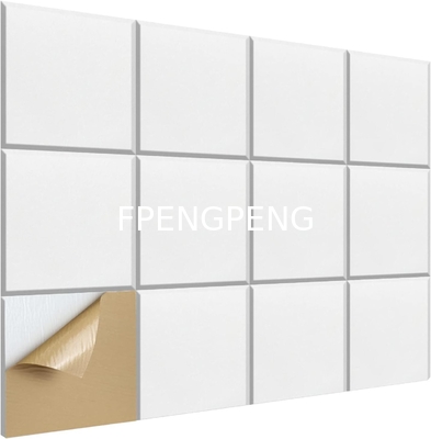 12 Pieces Square Sound Absorbing Panels Self-Adhesive, 12" X 12" X 0.4"High Density Acoustic Panel, Stylish Acoustical Wall Padding Used in Home & Offices