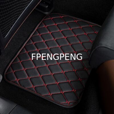 Pvc Leather Car Foot Mat Foot Mat Durable Protective Floor Covering for Vehicle Interior Protection and Easy Cleaning