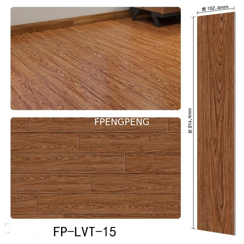 PVC self-adhesive flooring with thickened wear-resistant and waterproof floor leather