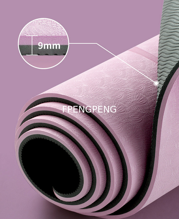 Comfortable Yoga Mat Durable Yoga Mat for Exercise Made to Last Through Intense Workouts