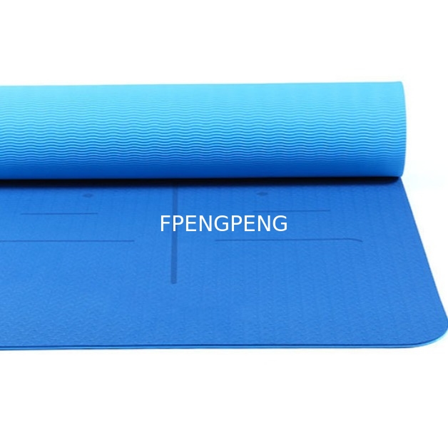 Customizable and Waterproof TPE Yoga Mat for Exercise 1.2kg Suitable For Yoga