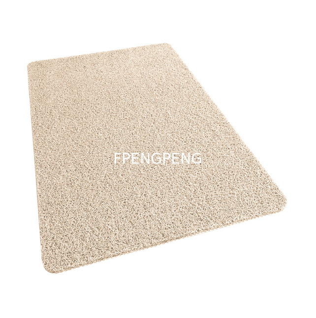 1.5kg/m2-4.5kg/m2 PVC Coil Mat with Customizable Pattern 1.22m Width Plain Soft for Bathroom Use with Anti Slip Backing