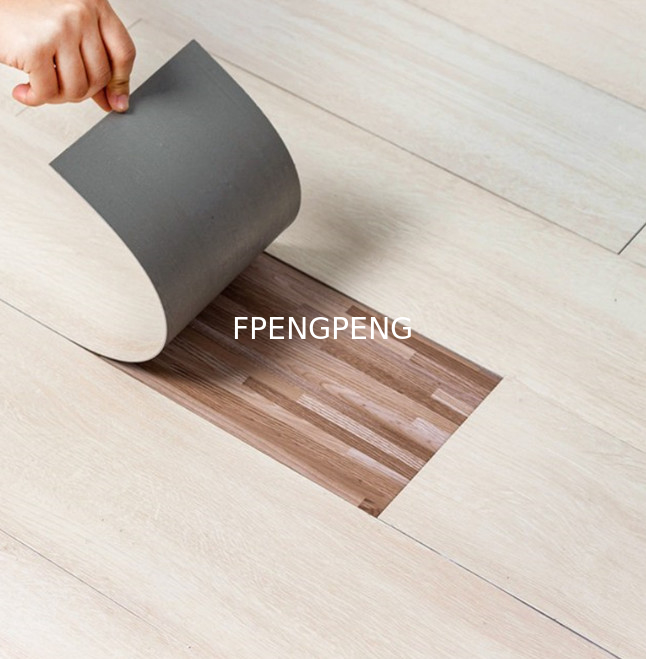 PVC Floor Affordable and Long-Lasting PVC Self Adhelsive Flooring for Balcony Bathroom Flooring