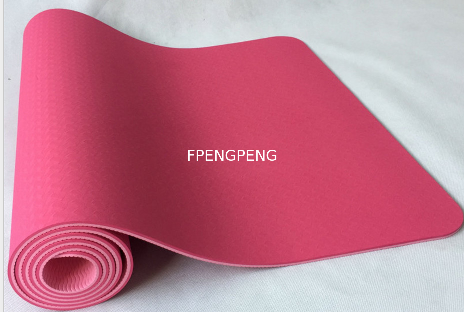 Non Slip Yoga Towels Printed With Company Logo TPE yoga mat for sale