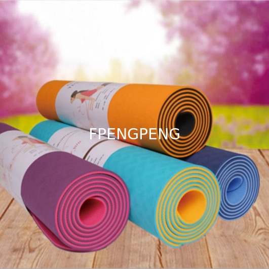Anti Slip Yoga Mat various color yoga mat for choose, Good Quality Eco friendly Printed Yoga Mat
