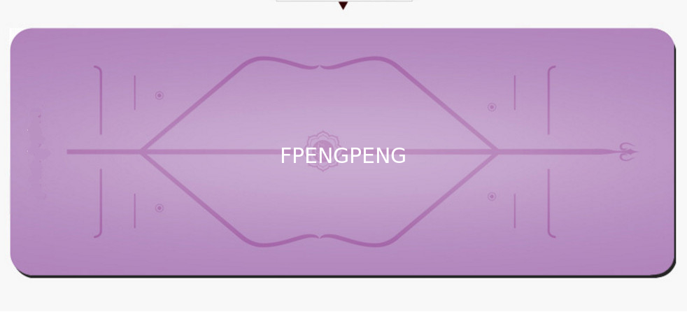 5.0 mm Thick Wholesale Yoga Mats Custom Color Rubber PU Yoga Mat