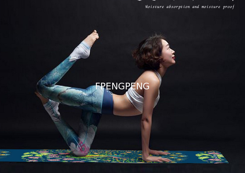 Anti Slip Extra Thick Customize Logo PU Leather Yoga Mat for Body Shape Building Exercise