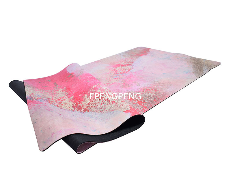 PU Yoga Mat for Yoga, Pilates UV Printing PU +Rubber Yoga Mat Eco Friendly Biodegradable Recyclable Latex Free