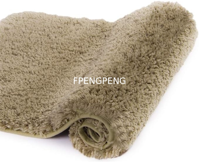luxurious rug mats Customizable Bath Rugs for Hospitality Industry Soft and Comfortable 24 inches microfiber rugs