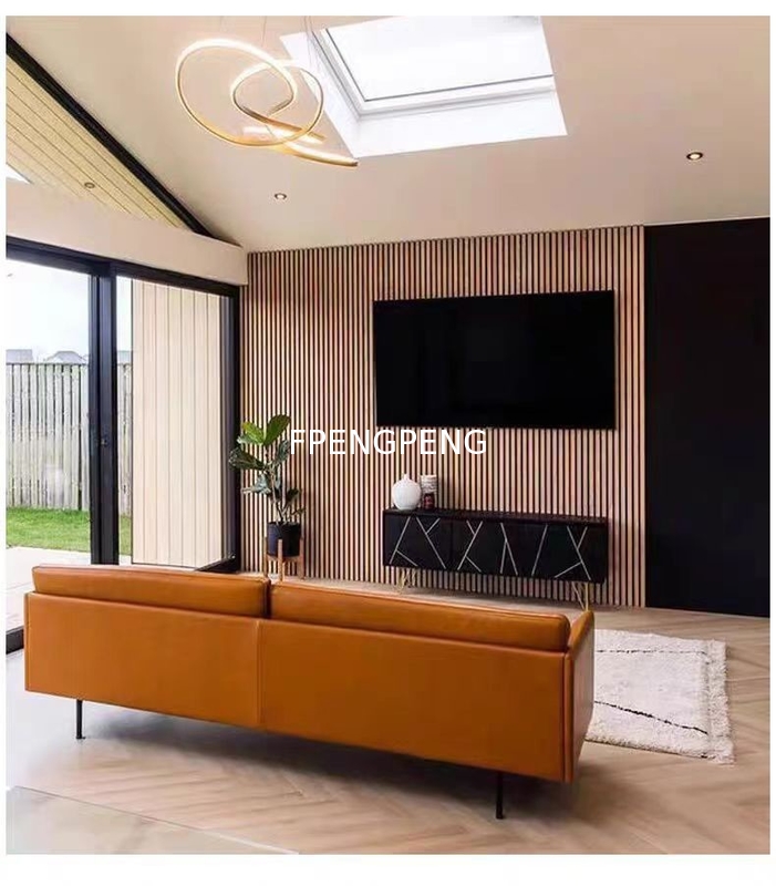acoustic dampening panels Panels MDF Slatwall Panels soundproof wall panels Wooden Slat For Opera House