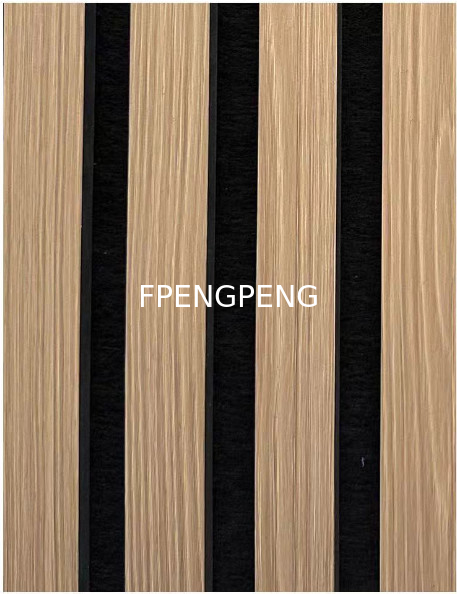soundproof wall panels Wooden Slat Acoustic Panels MDF Slatwall Panels For Opera House