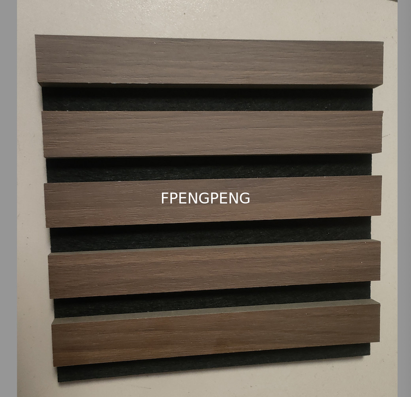 Acoustic Wall Panels Wooden Oak Slat Wall Panel Moisture Proof Acoustic Wood Slat Panel