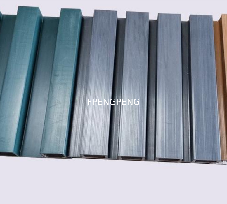 ASA co extruded 220 four grille wall board decorative wall panels various color slat wood