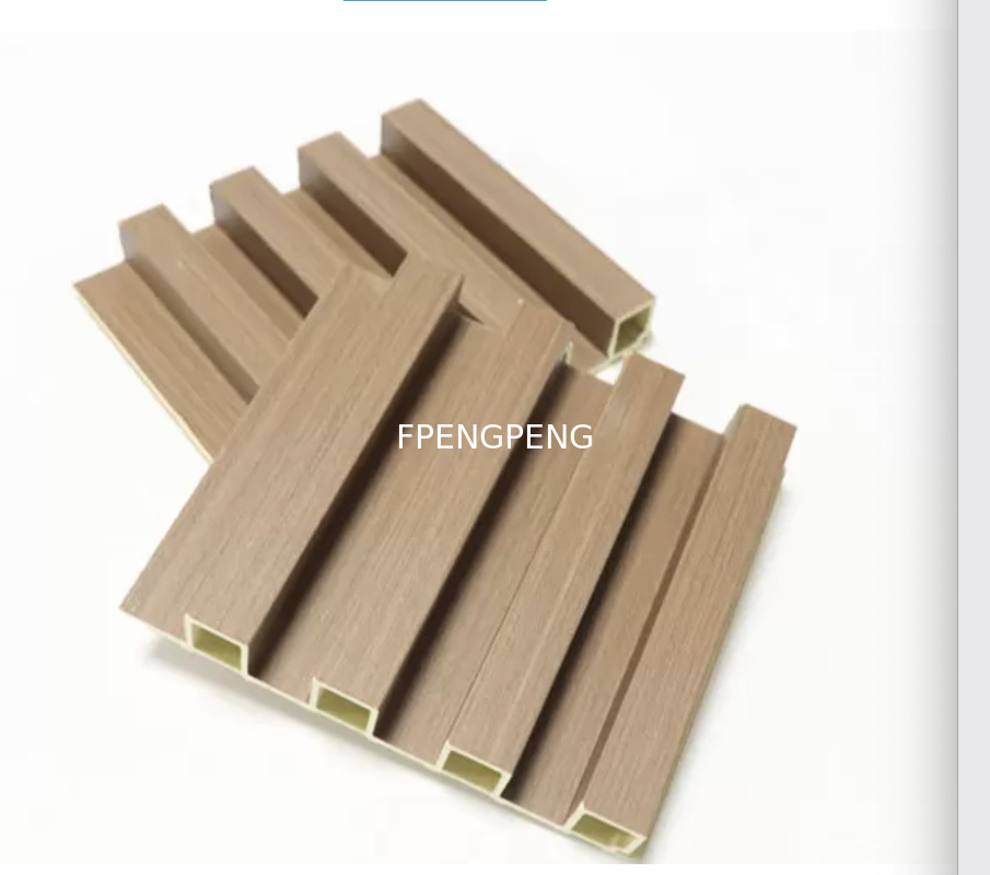 Luxury Hollow Wood Plastic Wall Cladding For Home Decoration lightweight design wpc wall panel