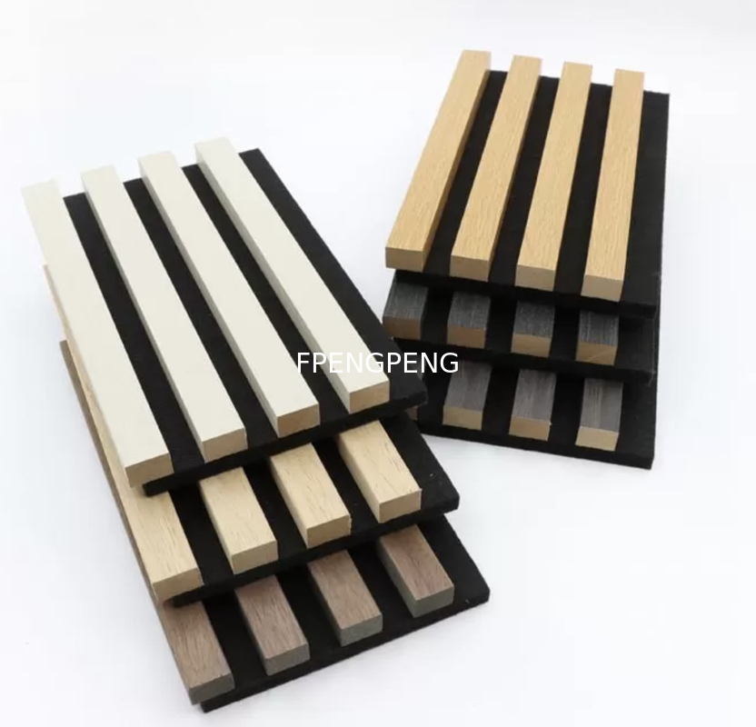 Acoustic Wall Panels 5mm Thickness Smooth Acoustic Board Panel Soundproof Polyester Fiber Self Adhesive Acoustic Panels