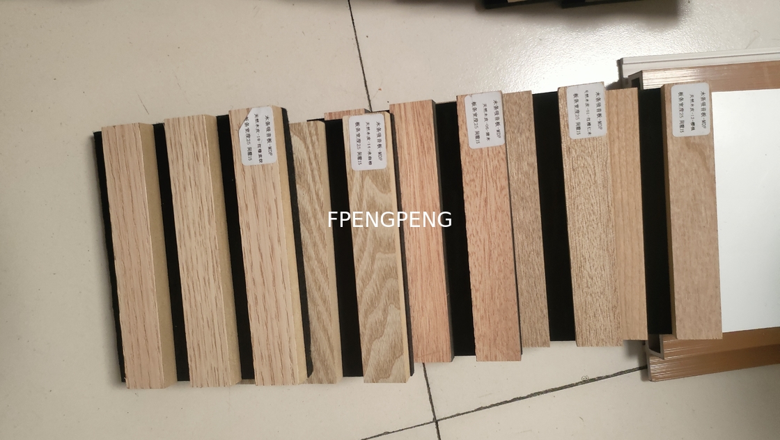 Custom eco-friendly wood slat wall panel studio sound proof wall panels for studio