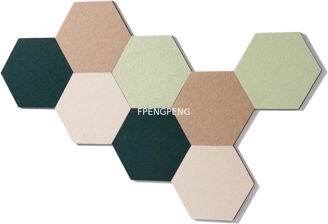PET Acoustic panels Polyester Fiber Sound Absorbing Felt Board Decorative Acoustic Wall Panel