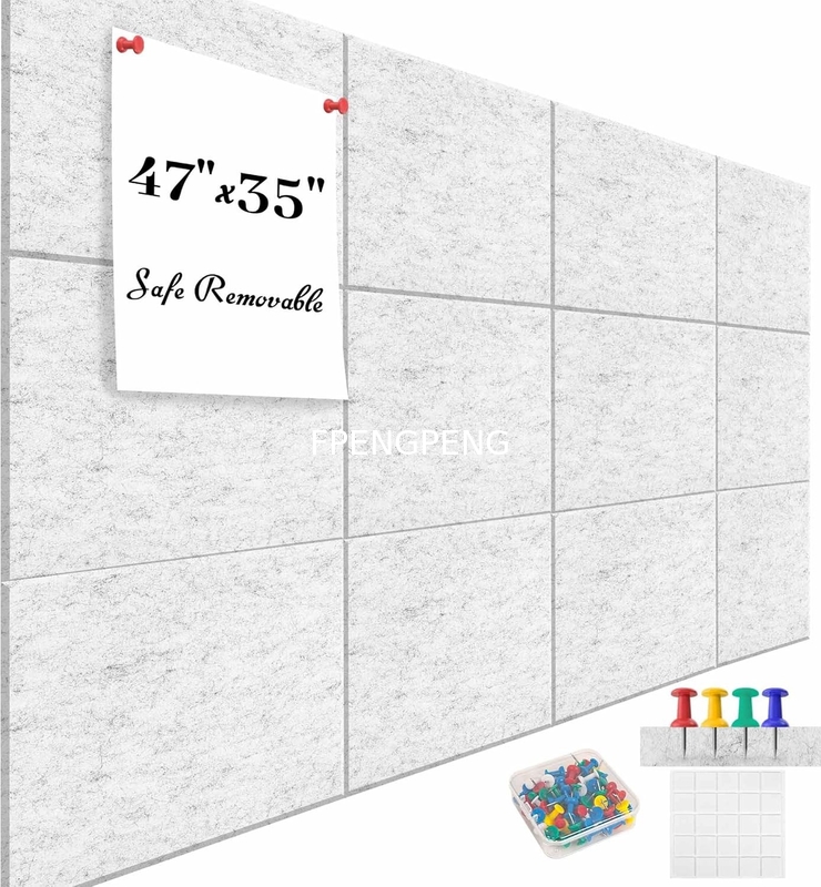 18 Pack White Acoustic Panels 12&quot;X12&quot;X 0.4&quot;Soundproof Wall Panels Wall Decoration Sound Absorbing Panel High-Density Sound Deadening Panels Acoustic Treatment Panel For Home Studio