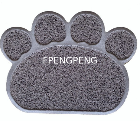 PVC Pet Mat, PVC Coil Mat  Brushed and Sprayed with 8-shaped Eight Shaped Dirt Resistant Thickened Cat Mat