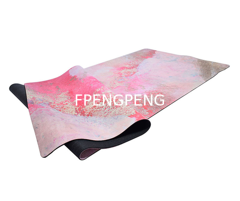 PU Yoga Mat for Yoga, Pilates UV Printing PU +Rubber Yoga Mat Eco Friendly Biodegradable Recyclable Latex Free