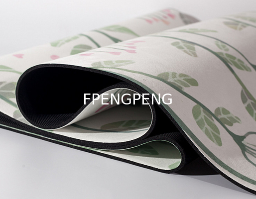 Wholesale professional full color printing OEM suede and natural rubber yoga mat
